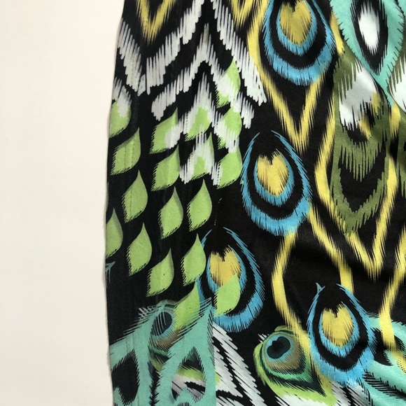 Boston Proper Tropical Plunge Stretchy Crochet Beach Long Casual Dress EUC XS - Picture 10 of 14